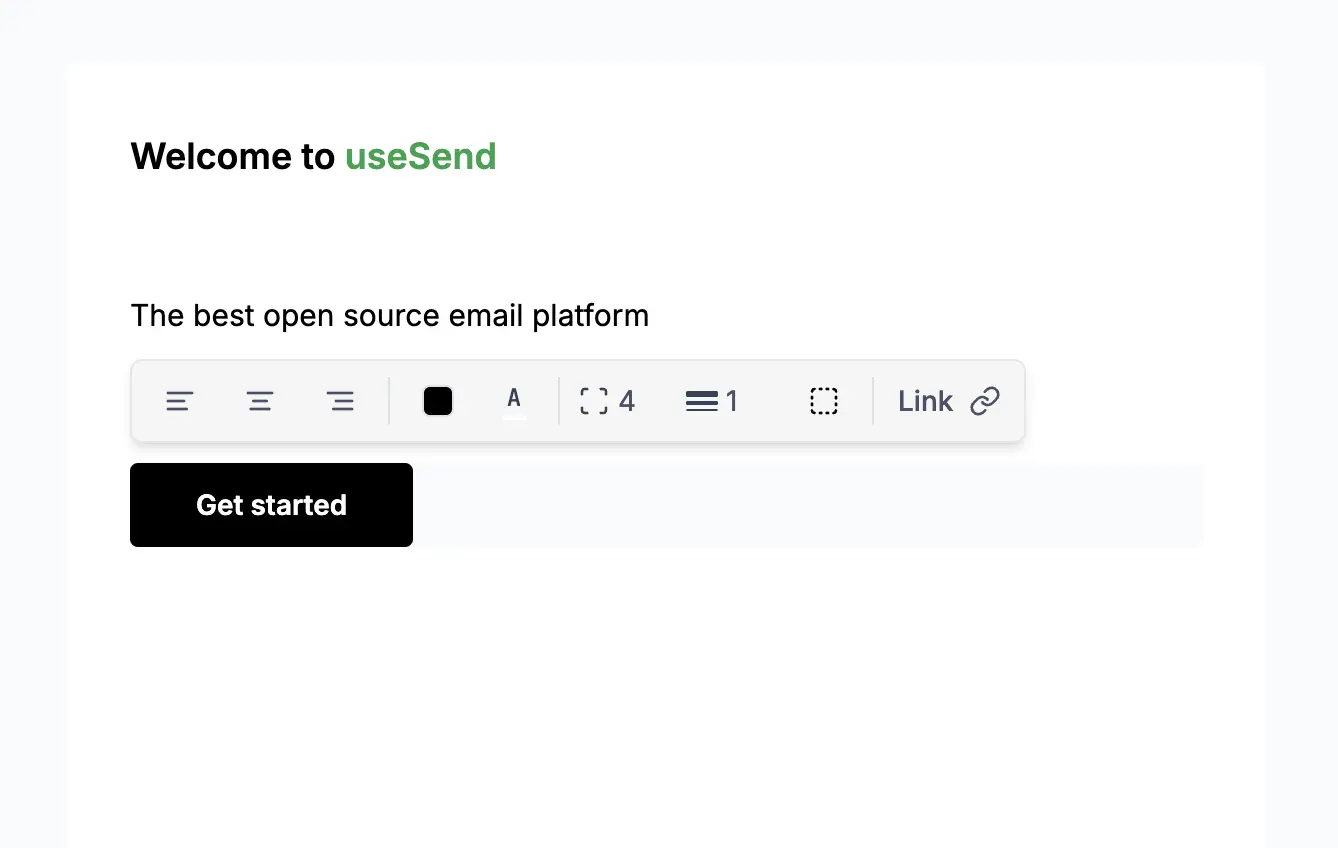 Marketing Email Editor